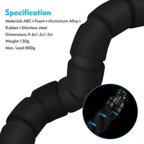 Curve-able Adjustable & Flexible Tripod Stand With Mobile Holder