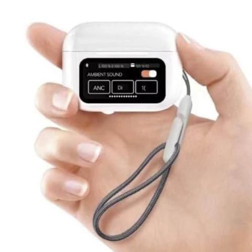 A9 Pro Earbuds With Anc Technology Sleek Matte Black Design Led Indicator