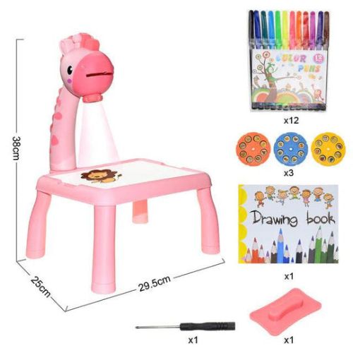 3 in 1 LED Projector Drawing Table Toy for Kids
