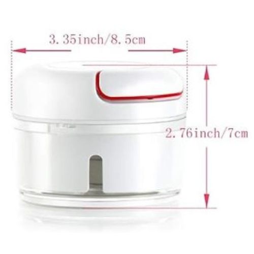1 Pc Manual Food Chopper - Mini Garlic Grinder, Hand Pull Cutter