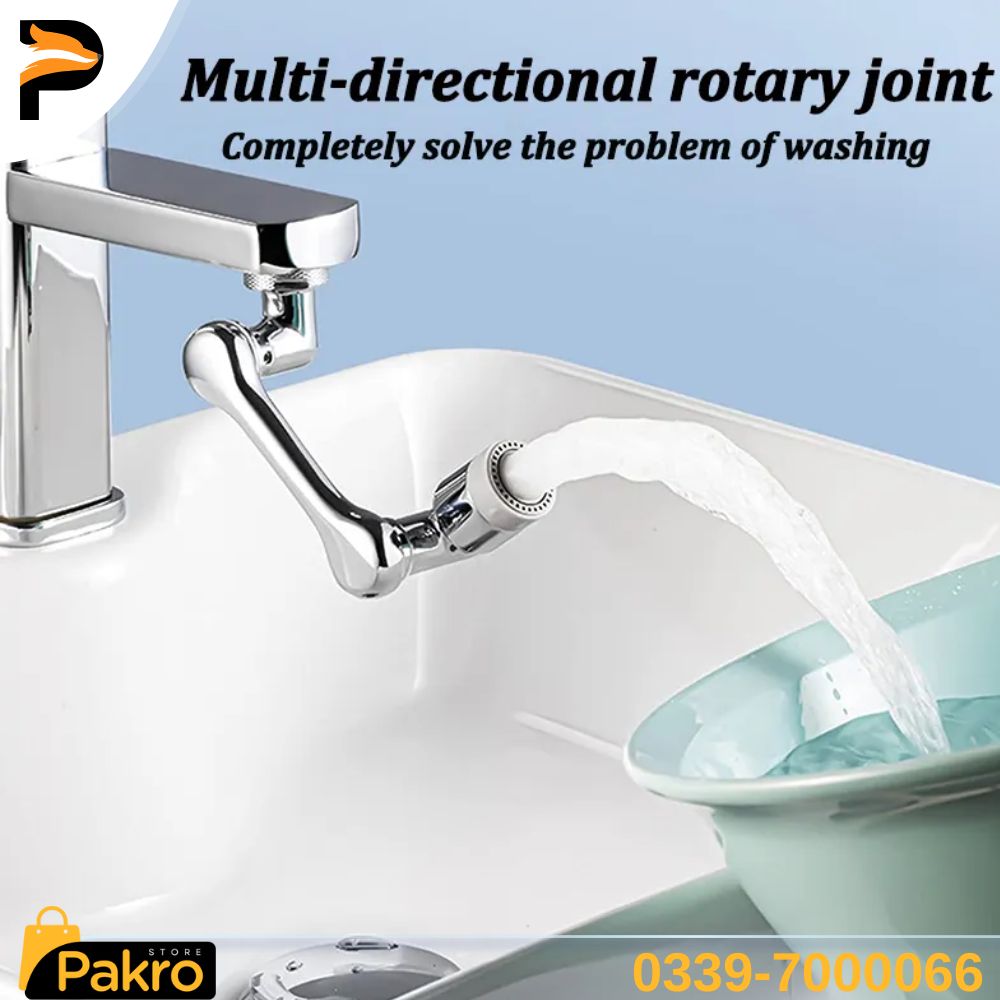 Rotatable Kitchen & Bathroom Washbasin Tap - Water Saving Bubbler Nozzle