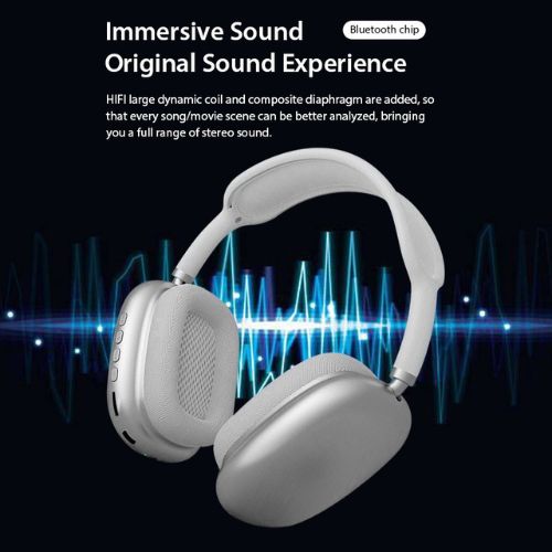 P9 Wireless Bluetooth Headphones | Premium Over-Ear Headset for Music, Gaming, Travel