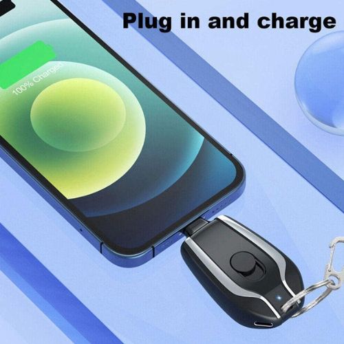 1500mah Mini Portable Keychain Phone Charger Emergency Power Bank
