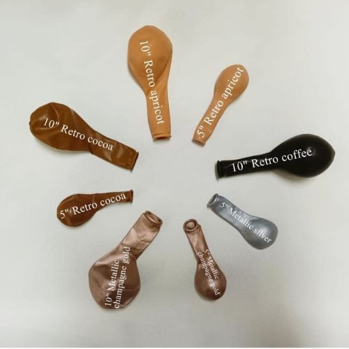 Balloon Garland Kit Coffee Brown (155 pcs of different balloons in 1 packet)