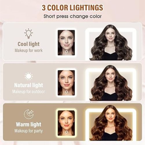 Portable Folding Makeup Mirror Jewellery Box