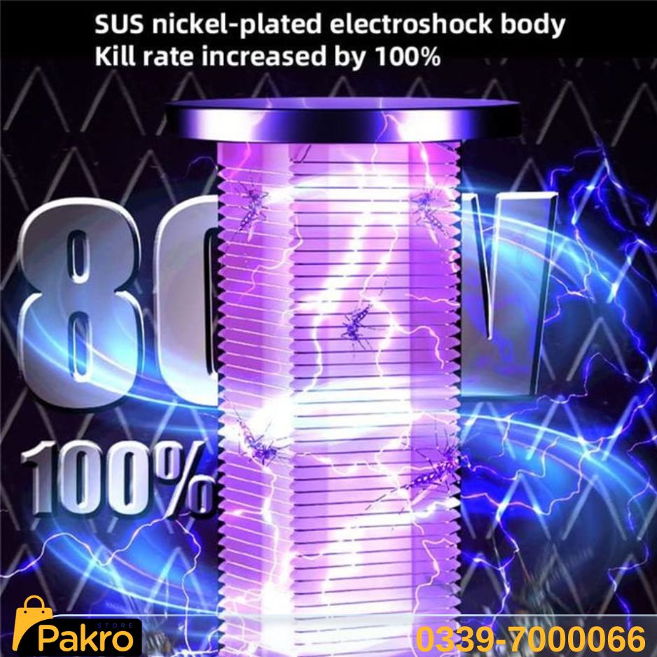 Mosquito Killing Lamp Light Portable Electric Trap Fly Bug USB Chargeable