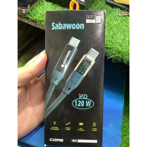120W Fast Charging Cable - Sabawoon Type-C to Type-C