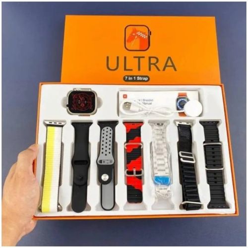Ultra 7 in 1 Strap Smart Watch 2.01 infinite Display