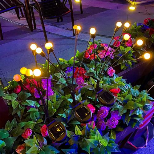 Garden Lights – New Upgraded Solar Powered Firefly Waterproof Lights