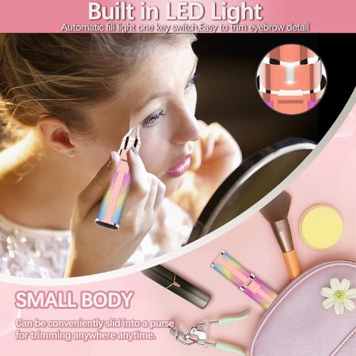 2 In 1 Electric Eyebrow Trimmer And Shaver | Flawless Hair Remover For Women