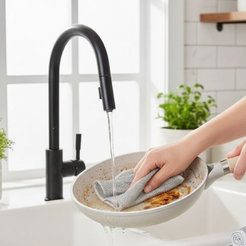 Kitchen Steel Mesh Wire Dish Washer Cleaning Cloth