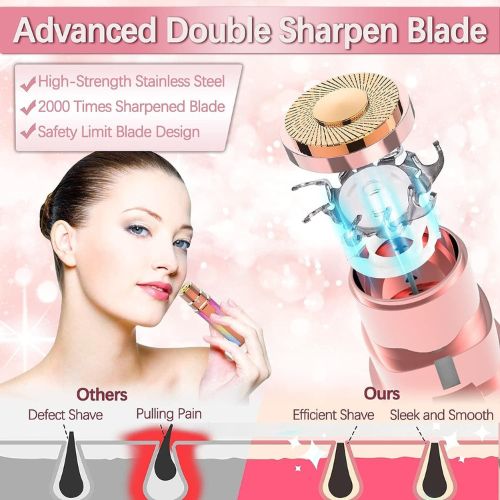 2 In 1 Electric Eyebrow Trimmer And Shaver | Flawless Hair Remover For Women
