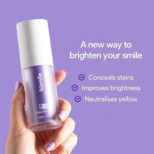 V34 Colour Corrector Serum - Purple Toothpaste | Teeth Whitening