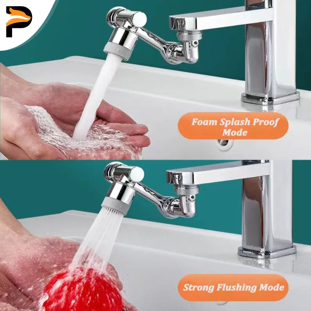 Rotatable Kitchen & Bathroom Washbasin Tap - Water Saving Bubbler Nozzle