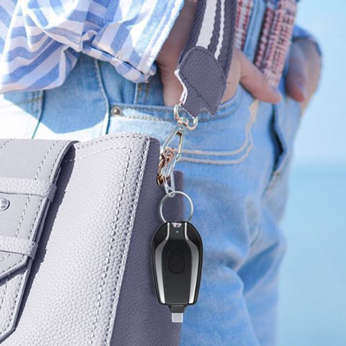 1500mah Mini Portable Keychain Phone Charger Emergency Power Bank