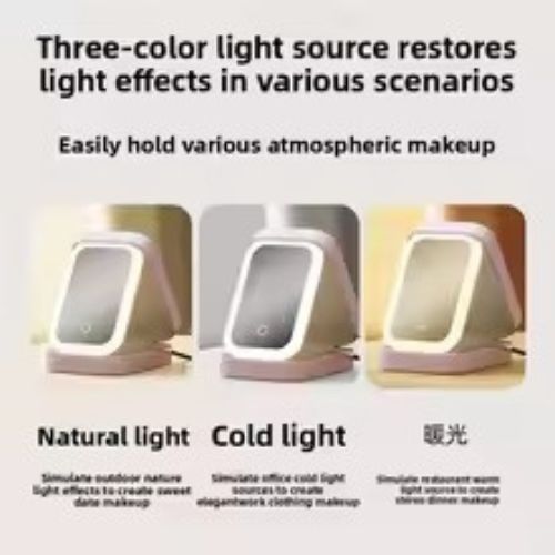 Portable Folding Makeup Mirror Jewellery Box