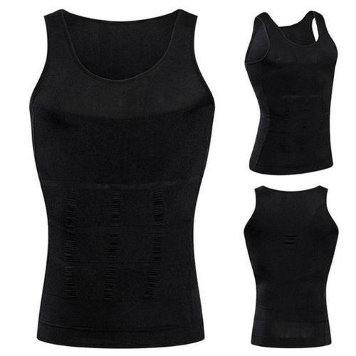 Slim n Fit Body Shaper Vest Shirt - Tank Top Sleeveless Shapewear For Men