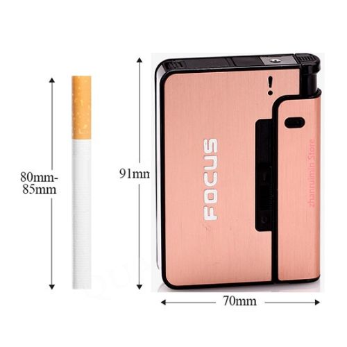 10 Sticks Cigarette Metal Case Box - Sexy Beauty Creative Design