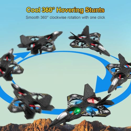 Premium RC Fighter Jet Plane – 2.4G Remote Control Airplane Toy with Lights