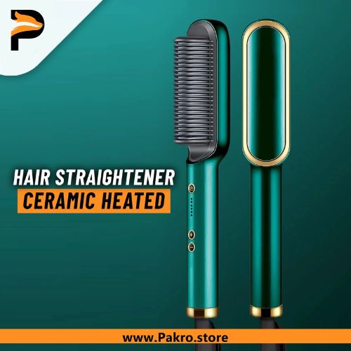 Hair Straightening Brush And Curler