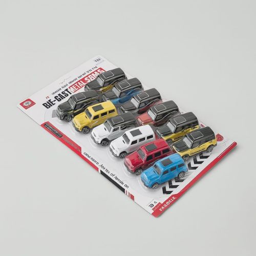 G-Class SUV Metal Toy Cars | Multicolor (Pack of 12)