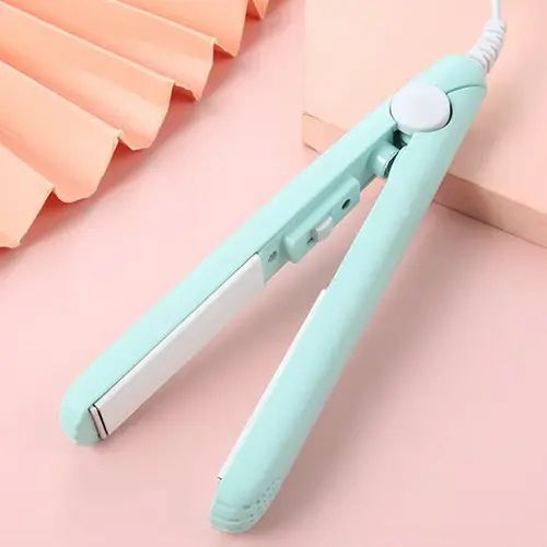 Mini Hair Straightener Student Crystal Flat Iron Bangs Straight Hair Curler Fashion