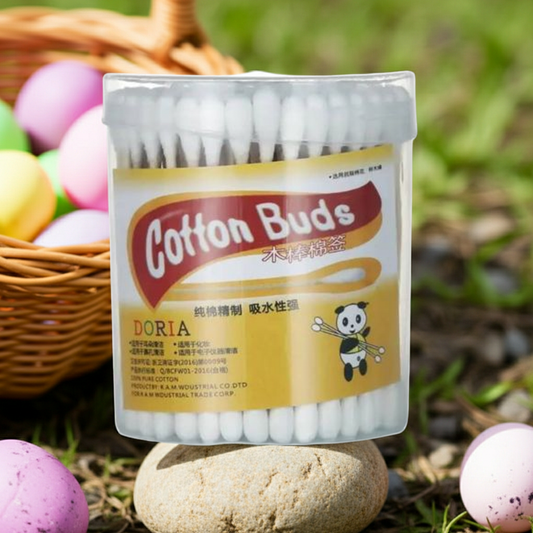100% High Quality Aseptic Cotton Ear Buds With Box