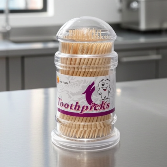 Get 100 Pcs Wooden Toothpicks for Everyday Use