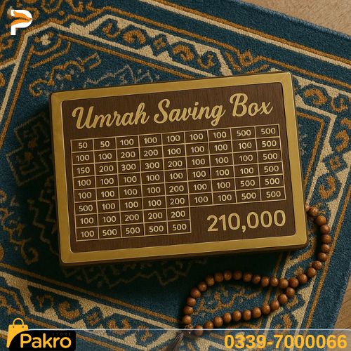 Umrah Saving Box Wooden