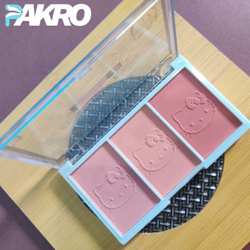 Glamorous Face 6 Color Baked Blusher And Highlighter Palette | Make-Up Kit