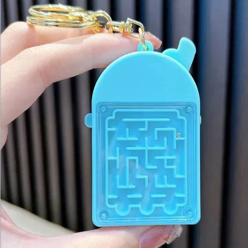 Portable Mini Calculator With Creative Cute Keychain + Game 8-Digit Display